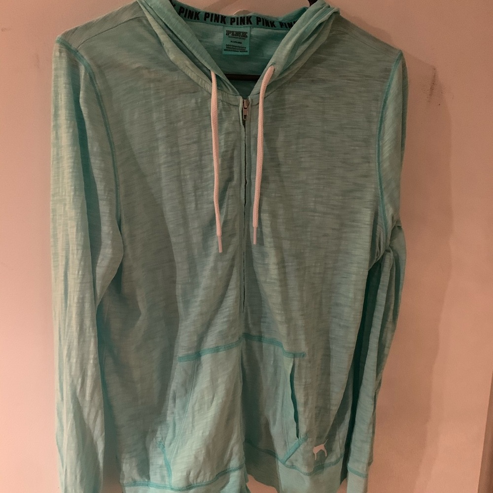 Woman’s Teal Victoria Secret Pink Jacket medium